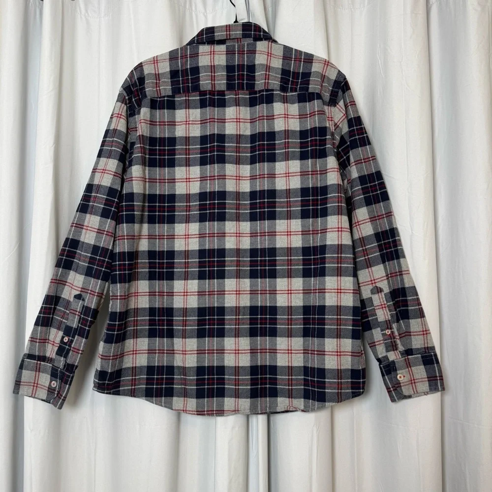 UNTUCKit Plaid Flannel Button Down Shirt Men’s XXL Slim Fit Cotton - Picture 3 of 11